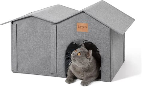 amazon cat house|Amazon.com : Love's cabin Outdoor Cat House Weatherproof, .